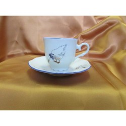 Šálek s podšálkem Ofelie, 313 - husy, 140ml, 6 ks