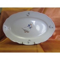 Mísa oválná, U666 - husy, 35 cm