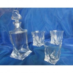 Souprava na whisky Quadro, 7 ks, 340 ml