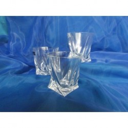 Skleničky na whisky Quadro, 6 ks, 340 ml