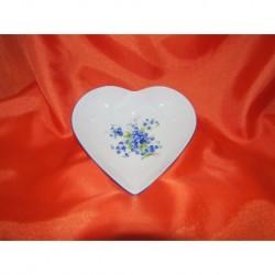 Miska srdce, U2402/Pomněnky,16 cm
