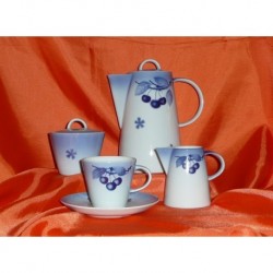 Kávová souprava 6-ti osobní Tom, Blue Chery,160 ml