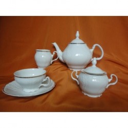 Čajová souprava 6-ti osobní Bernadotte, 160 ml 500012/ Zlatá linka