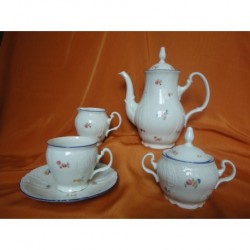 Kávová souprava 6-ti osobní Bernadotte, 155 ml 508052/ Házenka - slonová kost