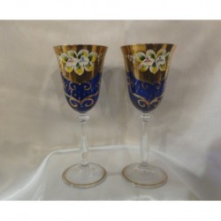 Skleničky na víno, 2 ks, Smalt, 220 ml-M