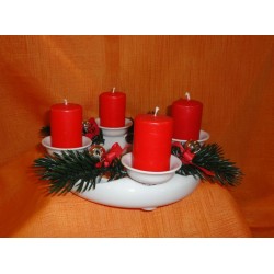 Svícen adventní, Nedekorovaný, 18 cm