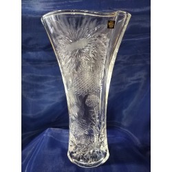 Váza křišťálová, bodlák, 30cm