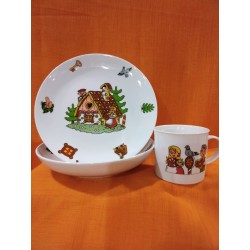 Dětská souprava třídílná Perníková chaloupka