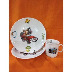 Dětská souprava Krtek auto