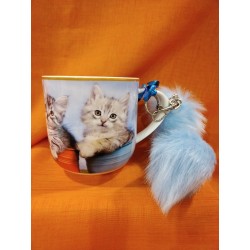Hrnek kočka+klíčenka 350ml