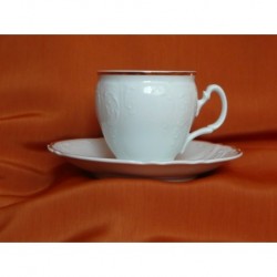 Šálek s podšálkem na kávu Bernadotte (6ks), 50012/ Zlatá linka, 160 ml