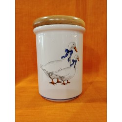 Dóza dřevo "C", U666 - husy,14cm