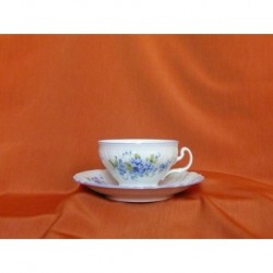 Šálek s podšálkem na čaj Bernadotte (6ks), 292051/ Pomněnka, 155 ml