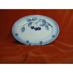 Mísa oválná Nina, Blue Cherry, 32 cm
